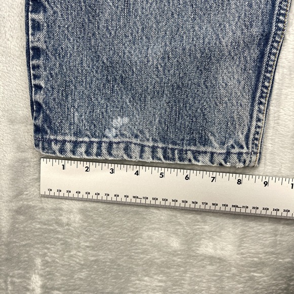 Vinatge Levi's 505 Jeans Mens 38x30 Blue Denim Regular Fit Straight Leg Outdoor - Picture 8 of 10